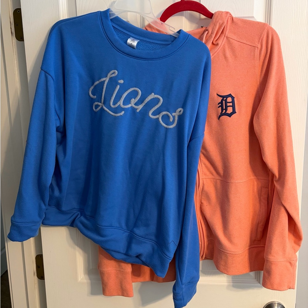 Detroit Sports Teams Sweatshirts